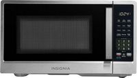 Insignia™ - .9 Cu. Ft. Compact Countertop Microwave - Stainless Steel