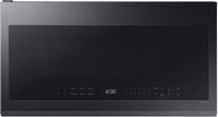 Samsung - 2.1 Cu. Ft. Over-the-Range Microwave with Sensor Cooking and Wi-Fi Connectivity - Matte...