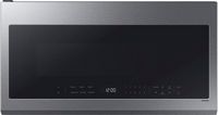Samsung - 2.1 Cu. Ft. Over-the-Range Microwave with Sensor Cooking and Wi-Fi Connectivity - Stain...