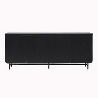 Scandi 4-Door Minimalist Reeded Sideboard