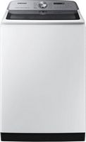 Samsung - 5.2 Cu. Ft. High-Efficiency Smart Top Load Washer with Super Speed Wash - White