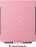 Amazon - Kindle Scribe Fabric Folio Cover with Magnetic Attach (for Kindle Scribe) - Wild Rose