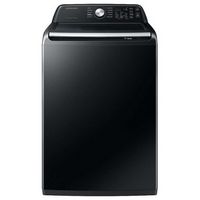 Samsung - Open Box 4.7 Cu. Ft. High-Efficiency Smart Top Load Washer with Active WaterJet - Black