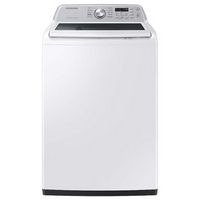 Samsung - 4.6 Cu. Ft. High-Efficiency Smart Top Load Washer with ActiveWave Agitator - White