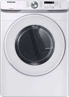 Samsung - Open Box 7.5 Cu. Ft. Stackable Gas Dryer with Long Vent Drying - White