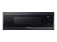 Samsung - Open Box 1.1 cu. ft. Smart SLIM Over-the-Range Microwave with 550 CFM Hood Ventilation,...