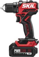 Skil - PWR CORE 20 Brushless 20V 1/2 IN. Compact Drill Driver Kit - Black/Red