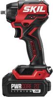 Skil - PWR CORE 20 Brushless 20V 3/8 IN. Compact Impact Wrench Kit - Black/Red