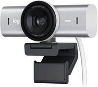 Logitech - MX Brio Ultra HD 4K Video Conference, Gaming and Streaming Webcam - Pale Gray