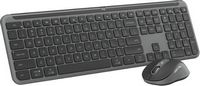 Logitech - MK955 Signature Slim Full-size Wireless Keyboard and Mouse Combo for Windows and Mac w...