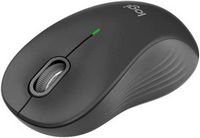 Logitech - Signature M550 L Full Size Bluetooth Optical Ambidextrous Mouse with Silent Clicks - W...