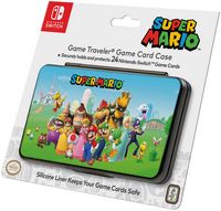 RDS Industries - Nintendo Switch Game Traveler 24 Game Card Super Mario Case - Black