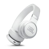JBL - Live 670NC Wireless On-Ear Headphones with True Adaptive Noise Cancelling - 2024 - White
