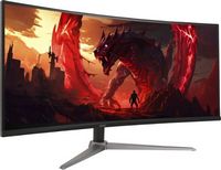 Acer - Nitro ED340CU Sbmiipx 34&quot; Curved Ultra-Wide QHD AMD FreeSync 180Hz Refresh Rate, 1ms VRB (...