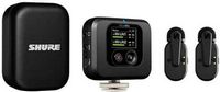 Shure - MoveMic Two Lavs, Charge Case, Plug-in Receiver