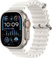 Apple Watch Ultra 2 GPS + Cellular 49mm Titanium Case with White Ocean Band - Silver (AT&T)