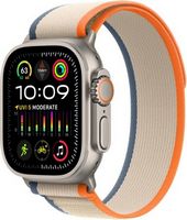 Apple Watch Ultra 2 GPS + Cellular 49mm Titanium Case with Orange/Beige Trail Loop&#160; (Medium/Large...