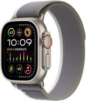 Apple Watch Ultra 2 GPS + Cellular 49mm Titanium Case with Green/Gray Trail Loop&#160; (Medium/Large) ...