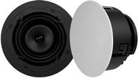 Sonance - VX62R - Visual Experience Series 6" Medium Round 2-Way Speakers (Pair) - Paintable White