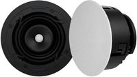 Sonance - VX66R - Visual Experience Series 6&quot; Medium Round 2-Way Speakers (Pair) - Paintable White