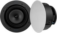 Sonance - VX82R - Visual Experience Series 8" Large Round 2-Way Speakers (Pair) - Paintable White