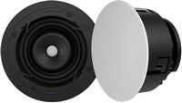 Sonance - VX64R - Visual Experience Series 6" Medium Round 2-Way Speakers (Pair) - Paintable White