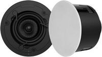 Sonance - VX42R - Visual Experience Series 4&quot; Small Round 2-Way Speakers (Pair) - Paintable White