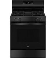 GE - 5.3 Cu.Ft. Freestanding Gas Range with Self-Clean and Steam Cleaning Option and Built-In Wi-...