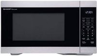 Sharp - 1.1 cu. ft. 1000W Countertop Microwave - Stainless - Stainless Steel