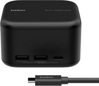 Belkin - USB-C 6-in-1 Core GaN Docking Station - Black