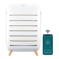 Homedics - Smart True-Hepa Extra Large Room Air Purifier with Air Quality Sensor and UV-C Technol...