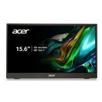 Acer - PM161Q Bbmiuux 15.6&quot; IPS FHD AMD FreeSync Portable Monitor (2 x USB 3.1 Type-C Ports, 1 x ...