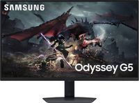 Samsung - Odyssey G50D 32&quot; QHD IPS 180Hz 1ms AMD FreeSync Gaming Monitor with HDR 400 (DisplayPor...