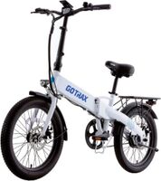 GoTrax - Z4 LITE Folding eBike w/ 25mi Max Operating Range and 20mph Max Speed - White