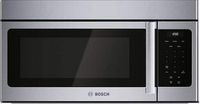 Bosch - 300 Series 1.6 Cu. Ft. Over-the-Range Microwave - Stainless Steel