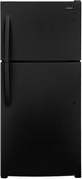 Frigidaire - 20.0 Cu. Ft. Top Freezer Refrigerator - Black