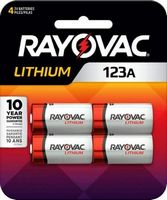 Rayovac - Photo Lithium Batteries Size 123A 3V, 4 Pack