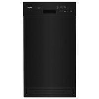 Whirlpool - 18" Front Control Built-In Stainless Steel Tub Dishwasher with Cycle Memory and 50 dB...