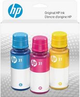 HP - 31 3-Pack Ink Bottles - Cyan/Magenta/Yellow