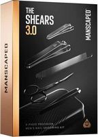 Manscaped - The Shears 3.0, 5-Piece Precision Men’s Nail Grooming Travel Kit, Stainless Steel Man...
