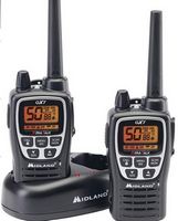 Midland - GXT3000 22-Channel GMRS Two Way Radio (Pair) - Black