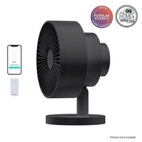 Windmill - Smart Whisper-Quiet Air Circulator and Fan with 5 speeds and Remote - Black