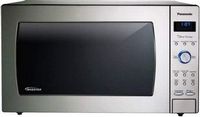 Panasonic - 2.2 Cu. Ft. 1250-Watt Countertop Microwave Oven with Inverter Technology - Stainless ...