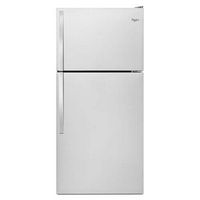 Whirlpool - 18.2 Cu. Ft. Top-Freezer Refrigerator - Monochromatic Stainless Steel