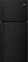 Whirlpool - 19.2 Cu. Ft. Top-Freezer Refrigerator - Black