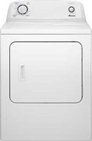 Amana - 6.5 Cu. Ft. Electric Dryer with Automatic Dryness Control - White