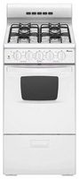 Amana - 20&quot; 2.6 Cu. Ft.  Freestanding Gas Range - White