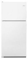 Amana - 18 Cu. Ft. Top-Freezer Refrigerator - White