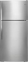 Whirlpool - 14.3 Cu. Ft. Top-Freezer Refrigerator - Monochromatic Stainless Steel