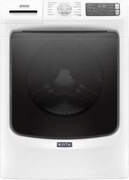 Maytag - 4.8 Cu. Ft. High Efficiency Stackable Front Load Washer with Steam and Fresh Hold - White